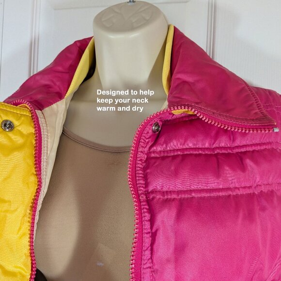 Vintage 1st Down Salt Lake City, Utah Puffer Vest, Sz Medium, Goose down filled - Picture 10 of 17